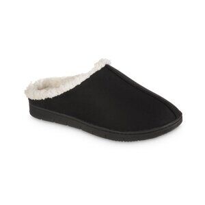 Isotoner Signature Women's Microsuede Rory Slippers Black NWD Size 9.5-10